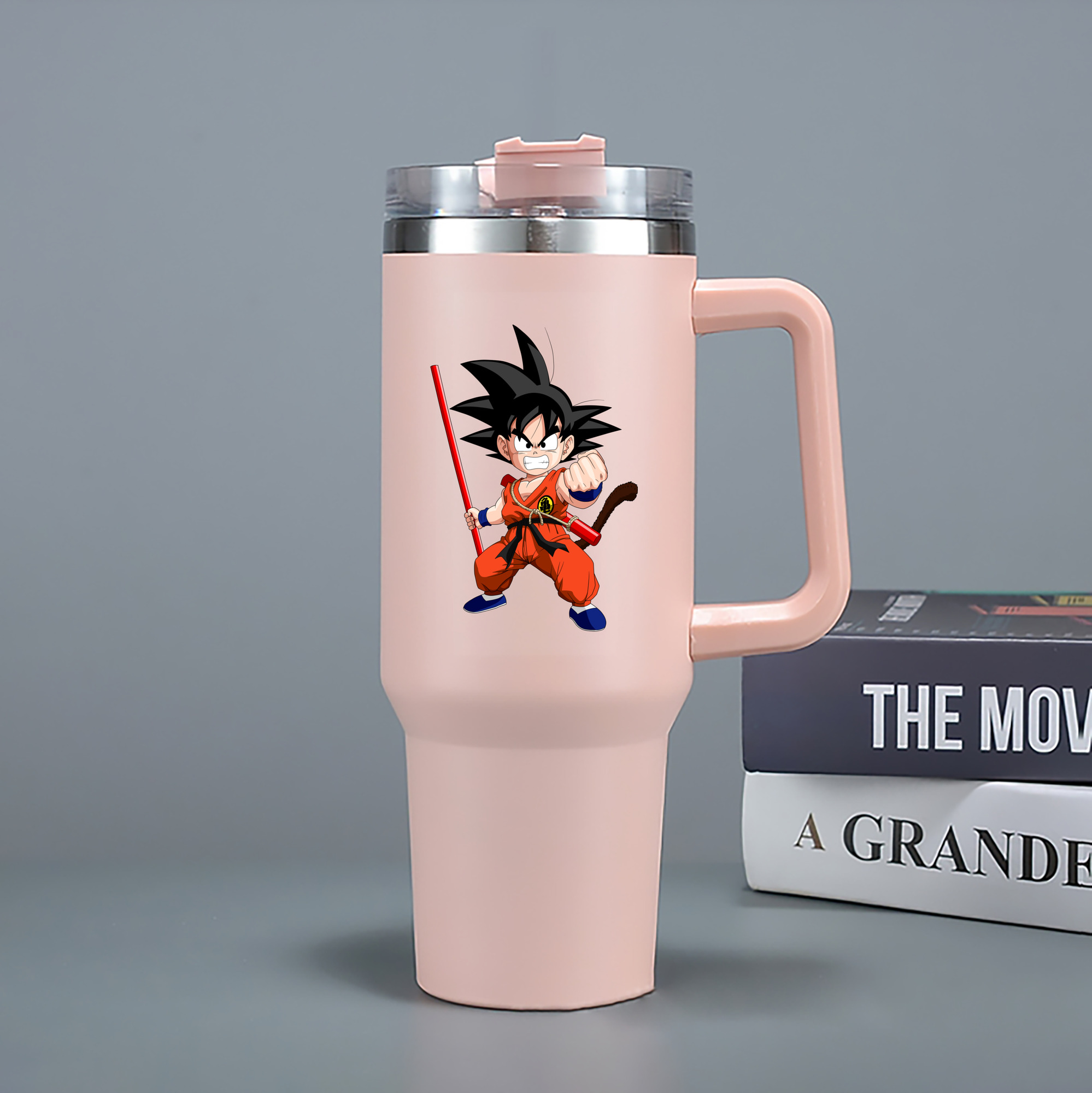 （画像用） ドラゴンボール 孫悟空（そん ごくう）Son Goku カカロット DRAGON BALL Kakarotto 1200mL車用タンブラー（カラープリント）